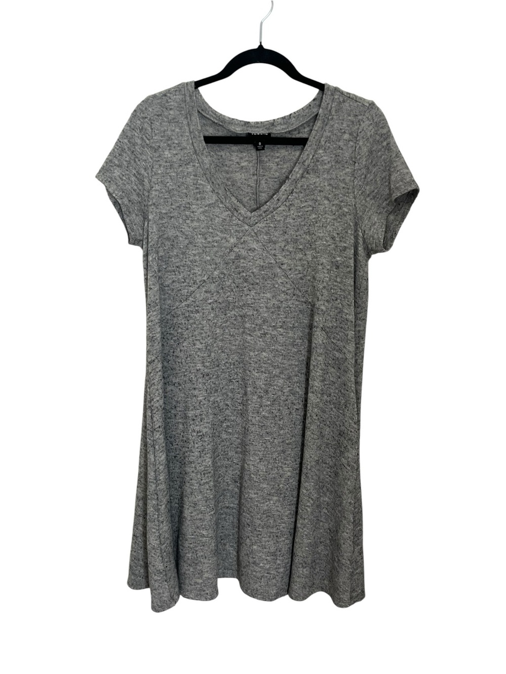 Torrid Gray V-Neck Short Sleeve Dress Sz 12